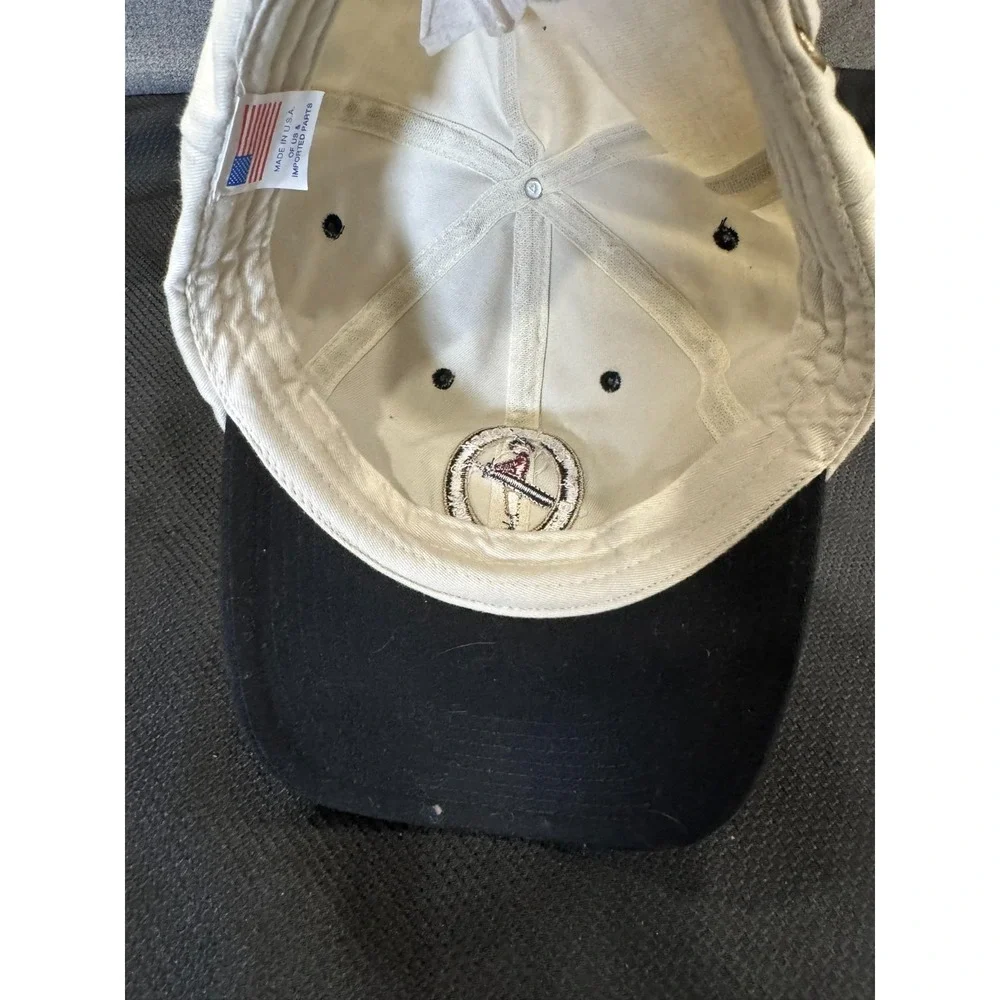 Vintage 2002 U.S. Open Bethpage Black Adjustable Strapback Golf Hat Cap PGA Tour